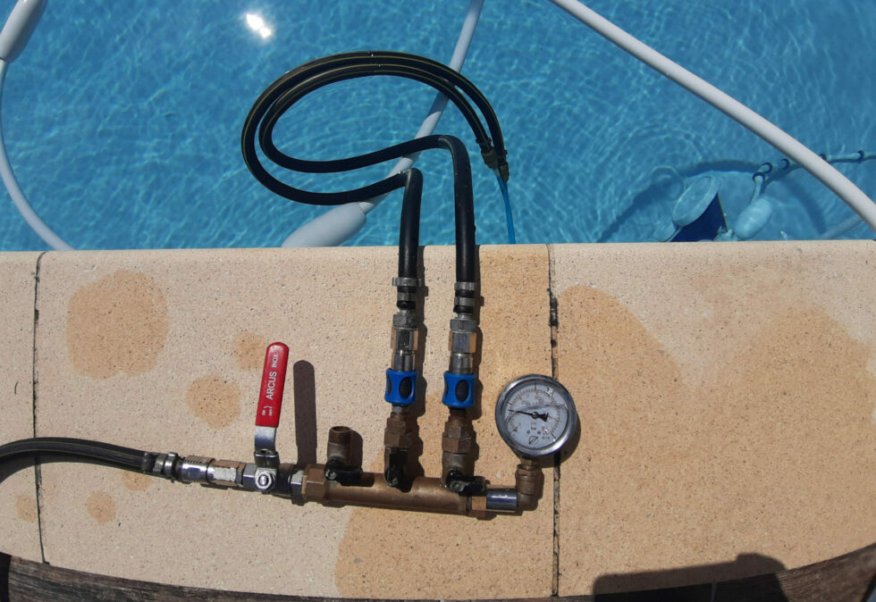 mise en pression des réseaux